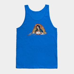 Our Lady of Guadalupe Mexican Virgin Mary Mexico Tilma 102 Tank Top